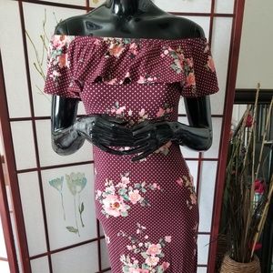 Dresses - Floral Maxi Dress Dresses - Floral Maxi Dress
